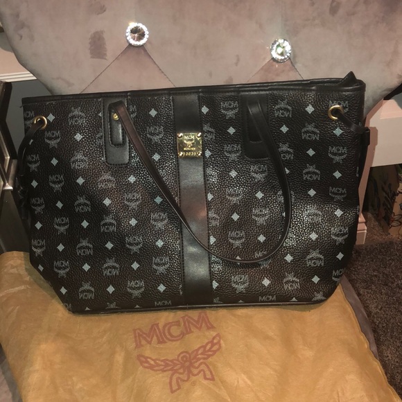 MCM Handbags - mcm large purse tote